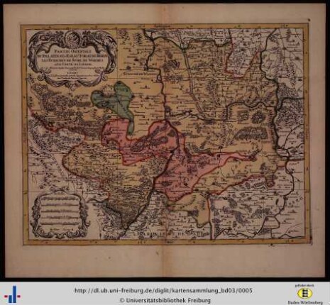 Partie Orientale du Palatinat et Eslectorat du Rhein