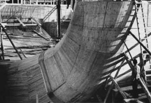 Bau Kraftwerk Koblenz/Mosel