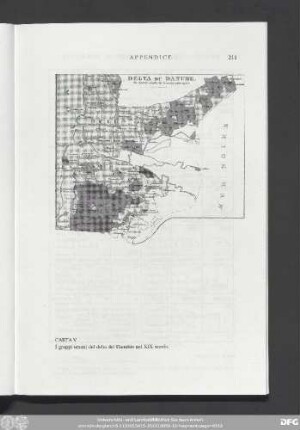 Carta V İ gruppi umani del delta del Danubio nel XIX secolo.