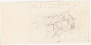 Universitätsklinikum Tübingen Grünanlage an den Schwesternwohnhäusern am Schnarrenberg: Lageplan mit Gartenplan 1:250