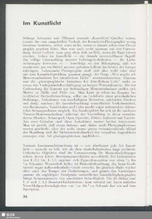 Im Kunstlicht