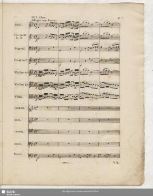 No. 1 Chor: Non nobis Domine / Nicht unserm Namen, Herr
