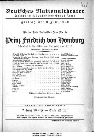 Prinz Friedrich von Homburg