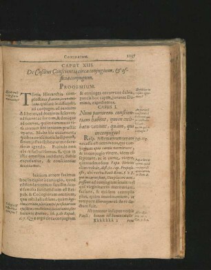 Caput XIII. De Casibus Conscientiae circa coniugium, & officia coniugum.