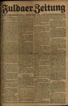 Ausgabe vom Montag, den 06. Oktober 1919.