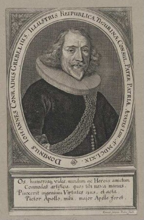 Bildnis des Iohannes Conradus Grebelius