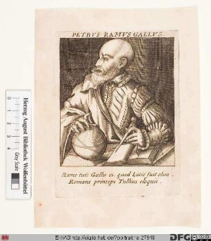 Bildnis Petrus Ramus (eig. Pierre de la Ramée)