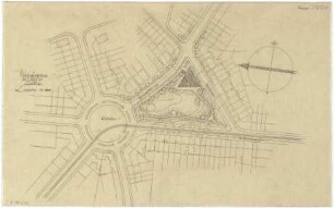 Gsaenger, Gustav; Hamburg; Nikolaikirche - Lageplan