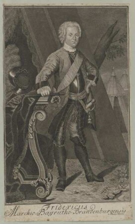 Bildnis des Markgrafen Friedrich von Brandenburg-Bayreuth