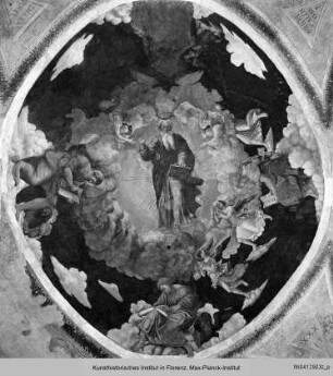Gottvater und die vier Evangelisten
