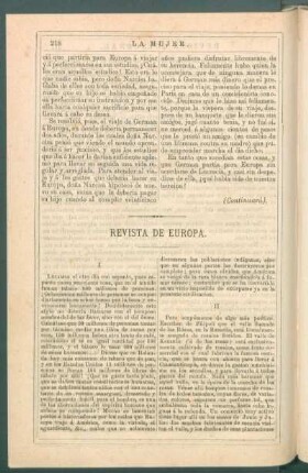 Revista de Europa
