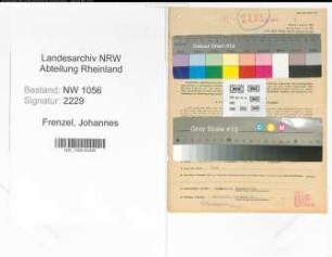 Entnazifizierung Johannes Frenzel , geb. 12.08.1893 (Justizbeamter)