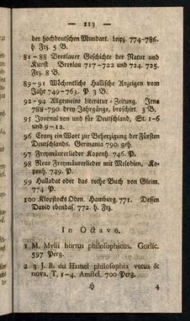 113-134, In Octavo.