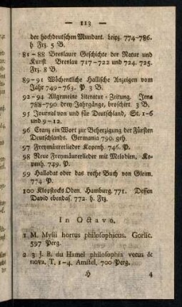 113-134, In Octavo.