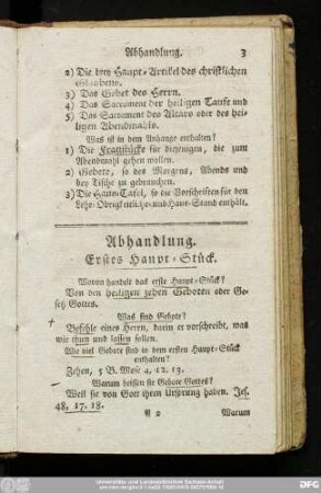 Erstes Haupt-Stück.