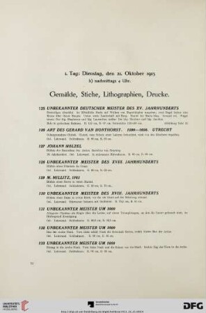 Dienstag, nachmittags 4 Uhr (Nr. 125-346)