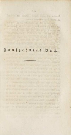 Funfzehntes Buch.