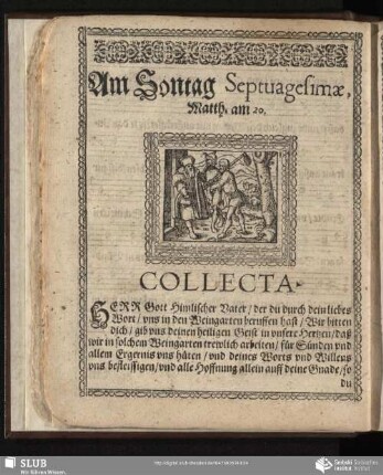 Am Sontag Septuagesimae, Matth. am 20