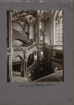 Amtsgericht, Berlin-Wedding: Treppenhaus
