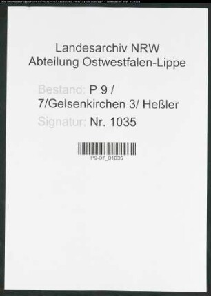 Sterberegister Standesamt Gelsenkirchen 3 Heßler