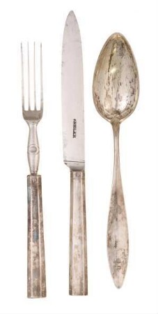Messer, Gabel, Löffel im Etui, 2006.M.489 a-d