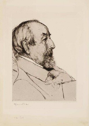 Bildnis von Klaus Groth (1819-1899)