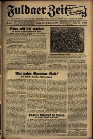 Ausgabe vom Freitag, den 03. September 1937.