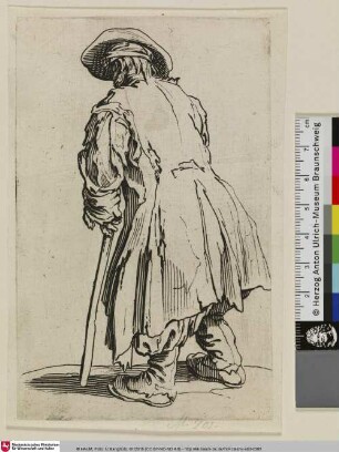[Der Bettler mit einer Krücke; Le vieux Mendiant à une seule béquille]