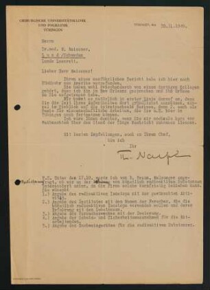 Naegeli an Meissner. 30.11.1949