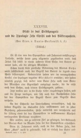 481-506 Blicke in das Selbstzeugnis und die Theologie Jesu Christi und des Völkerapostels