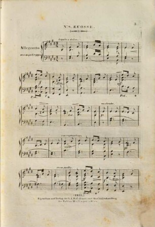 Chansons d'amour : pour le piano ; oeuvre 13, 8. Ecosse