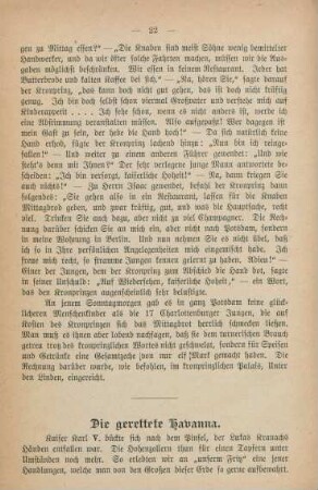 Die gerettete Havanna