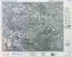 Reichskarte: Großblatt 89 Finsterwalde-Großenhain-Kamenz