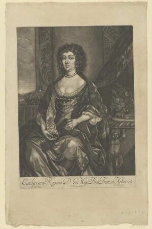 Bildnis der Königin Catharina von England