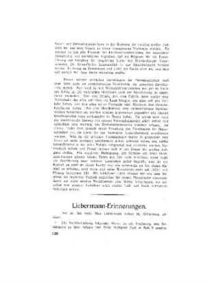 Liebermann-Erinnerungen