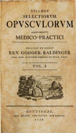 Sylloge Selectiorvm Opvscvlorvm Argvmenti Medico-Practici, 1