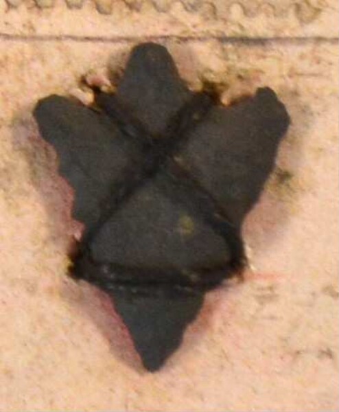 Stone arrowhead