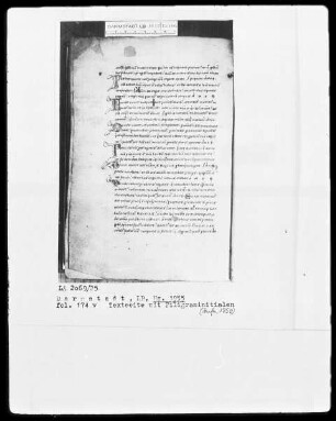 Honorius Augustodunensis — Initialen, Folio 174v