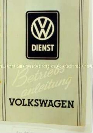 Original-Betriebsanleitung zum "VW Brezelkäfer"
