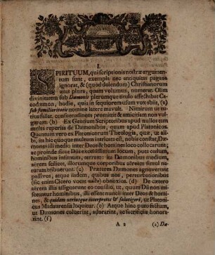 Johannis Clodii ... Opusculum de spiritibus familiaribus, Von Vertraulichen und Hülffs-Geistern