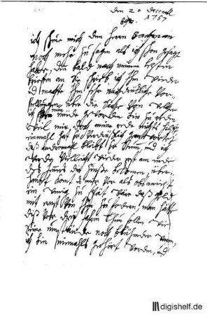 615: Brief von Anna Louisa Karsch an Johann Wilhelm Ludwig Gleim
