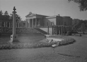 Potsdam. Sanssouci, Schloß Charlottenhof, von Nordosten