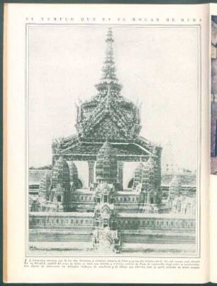 El templo que es el hogar de Buda