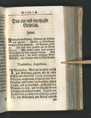 [Das ein und viertzigste Gespräch. - Das fünff und viertzigste Gespräch.]