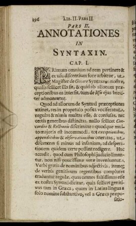 Pars II. Annotationes In Syntaxin