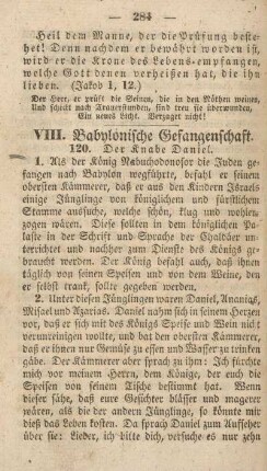 VIII. Babylonische Gefangenschaft.