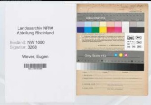 Entnazifizierung Eugen Wever, geb. 03.05.1887 (Prediger)