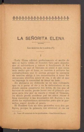 [La señorita Elena]