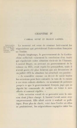 Chapitre IV. L'Amiral Dupré et Francis Garnier