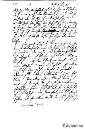 38: Brief von Johannes Müller an Johann Wilhelm Ludwig Gleim